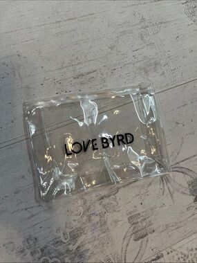 Love Byrd Clear Plastic Makeup Bag